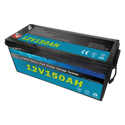 Lifepo4 Leisure แบตเตอรี่สำหรับ Camper Vans 12V 150AH RV ระบบจัดเก็บพลังงานแสงอาทิตย์