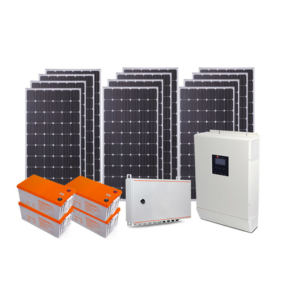 5000w Off Grid ระบบพลังงานแสงอาทิตย์ที่อยู่อาศัยเสร็จสมบูรณ์ 5kw